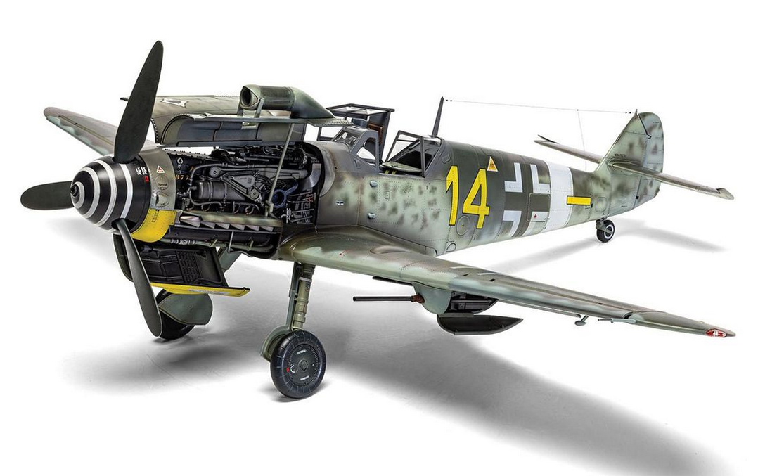 airfix-17003-maquette-avion-bf109-g-5-g-6-1-24-ww2 image 2