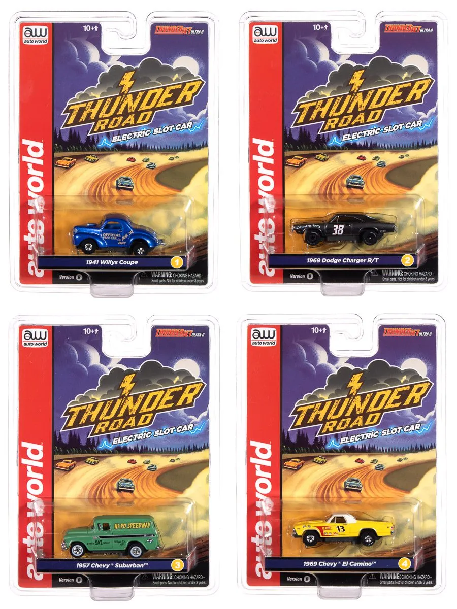 auto-world-thunderjet-thunder-road-slot-car-1-64-release-2-b image 1