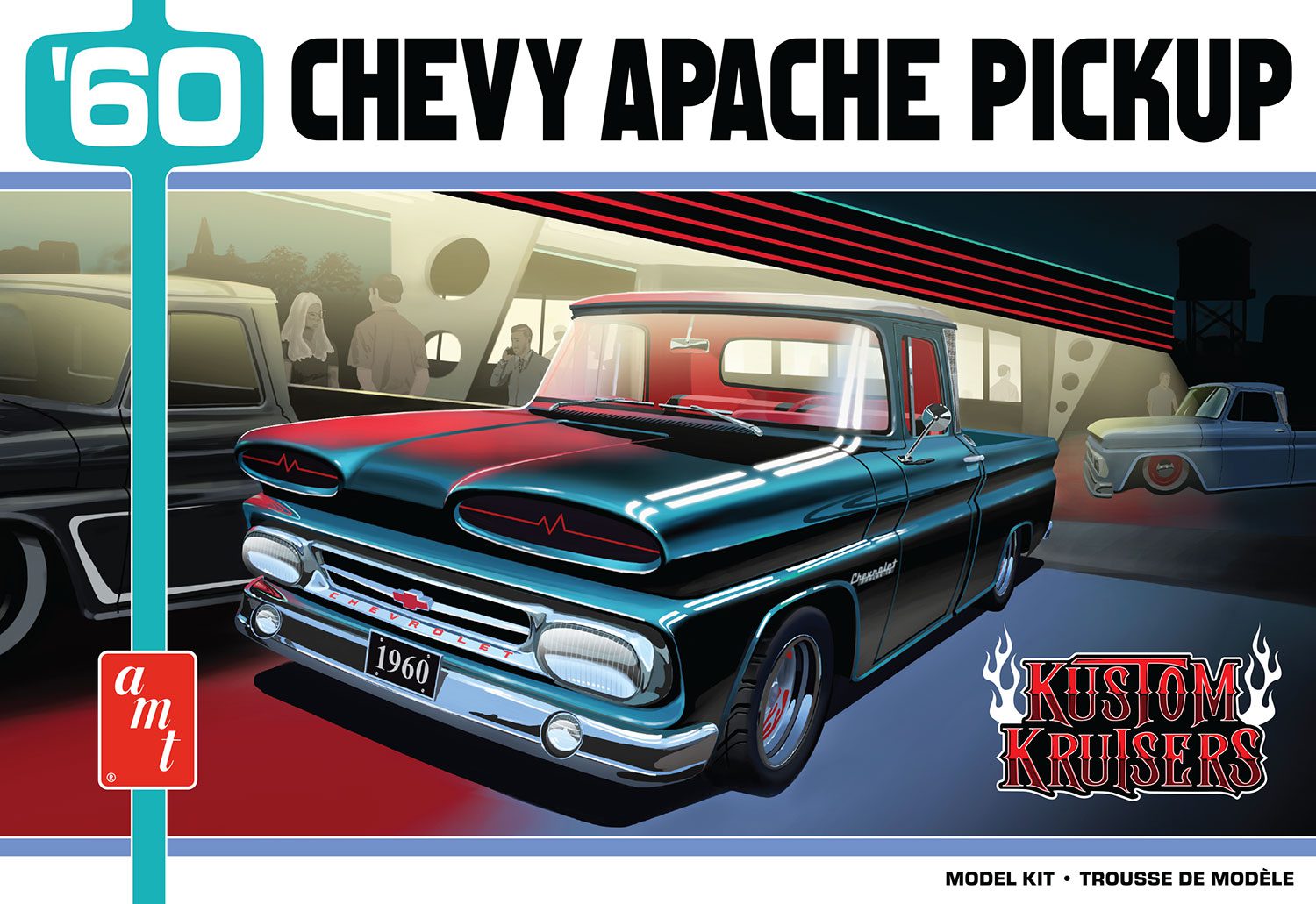 amt-chevy-apache-pickup-1960-maquette-1-25-street-machine image 1