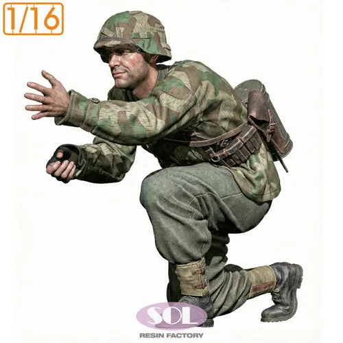 sol-resin-factory-mm886-figurine-artilleur-allemand-1-16 image 1
