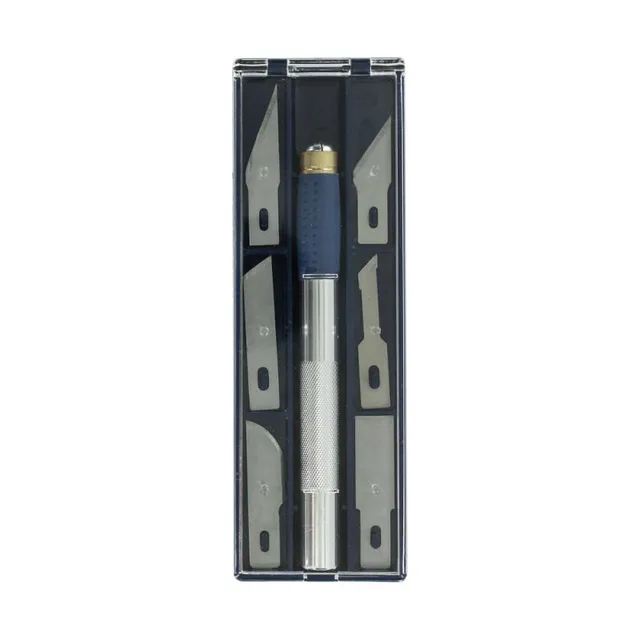 evergreen-tools-71400-cutter-maquette-manche-soft-grip-lames image 1