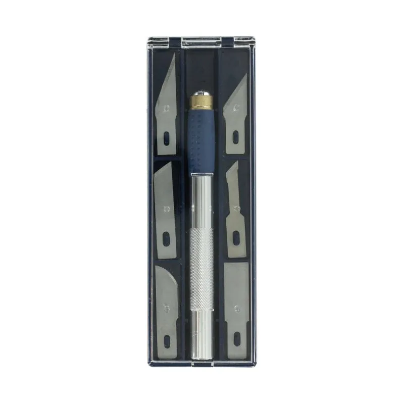 evergreen-tools-71400-cutter-maquette-manche-soft-grip-lames image 1