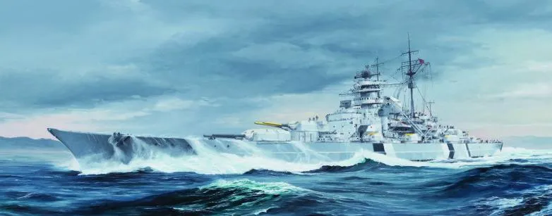 trumpeter-05358-bismarck-1-350-maquette-cuirass-allemand image 1