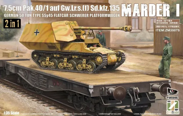 zimi-model-marder-i-pak-40-maquette-char-1-35-sd-kfz-135 image 1
