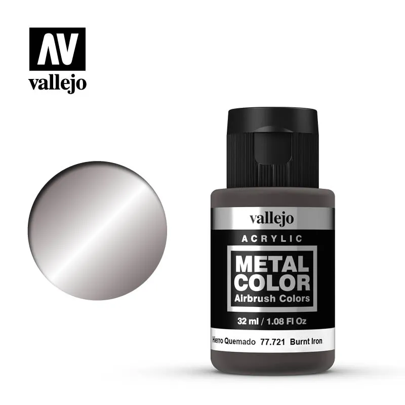 vallejo-metal-color-77-721-peinture-maquette-burnt-iron-32-ml image 1