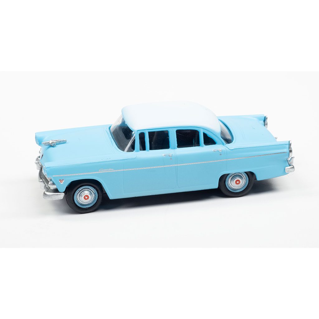 amt-classic-metal-works-ford-1955-berline-miniature-ho-bleu image 2