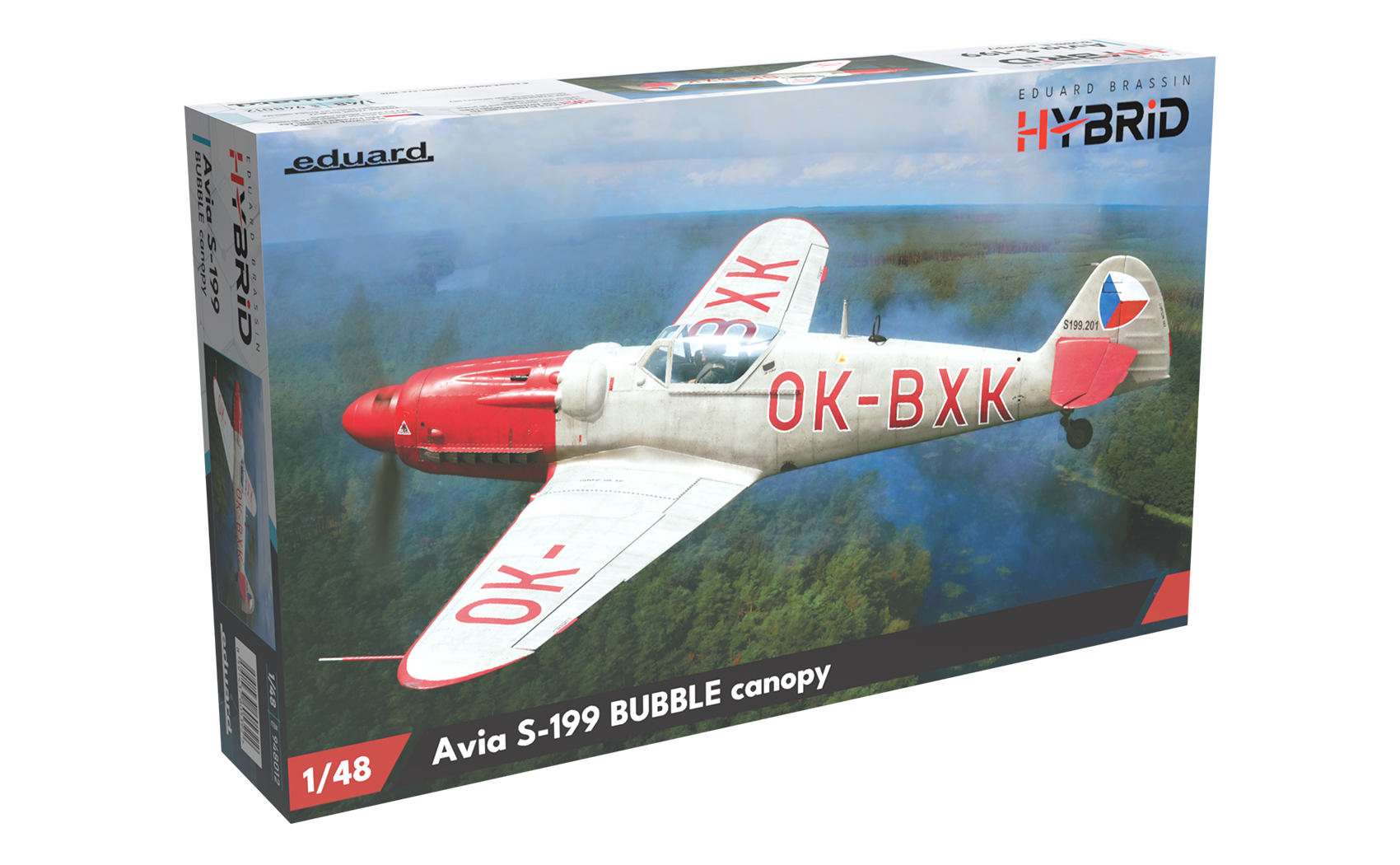 eduard-948012-avia-s-199-bubble-canopy-1-48-maquette-avion image 1