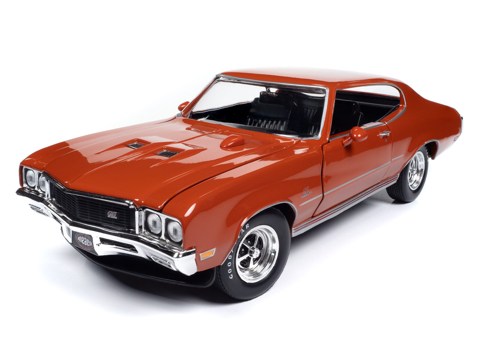 american-muscle-buick-gs-1972-miniature-auto-1-18-orange image 1