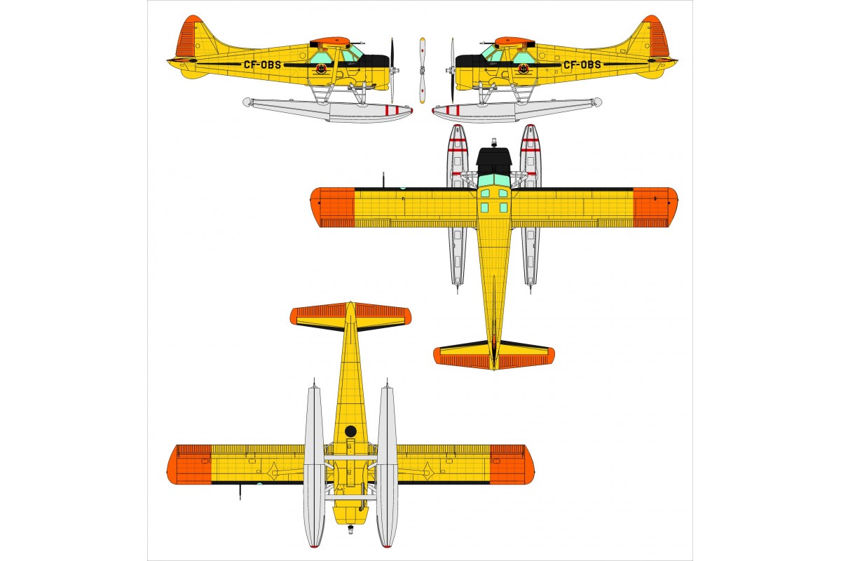 dora-wings-dhc-2-beaver-maquette-hydravion-1-48-dw48060 image 6