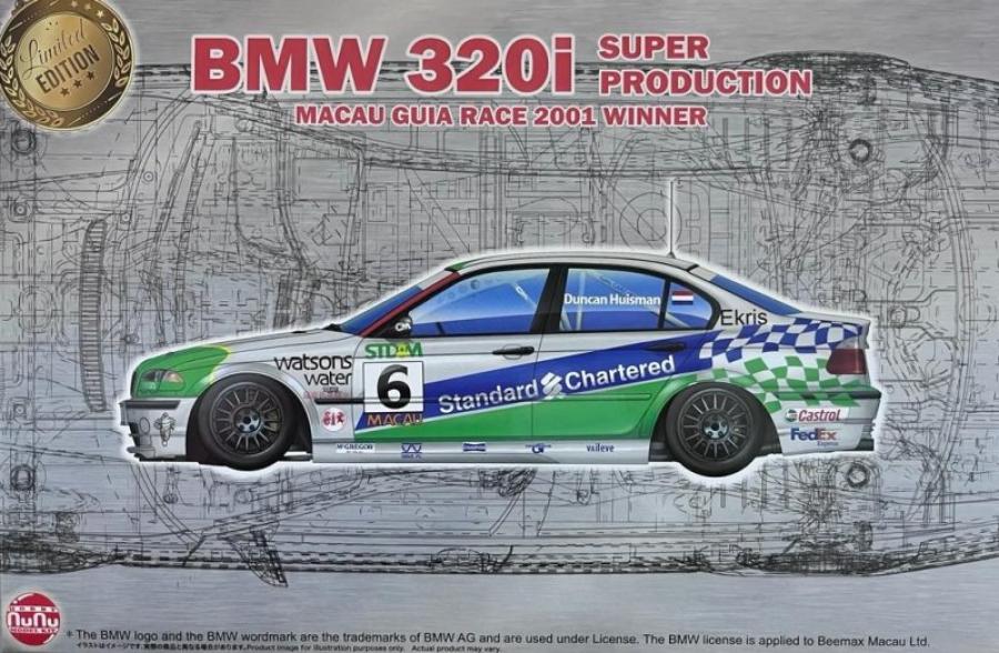 nunu-24041-bmw-320i-e46-maquette-voiture-1-24-macau-2001 image 1