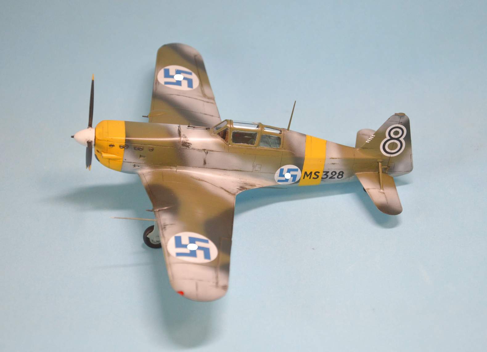 dora-wings-morane-ms-406-maquette-mont-e-1-48-finlande image 5
