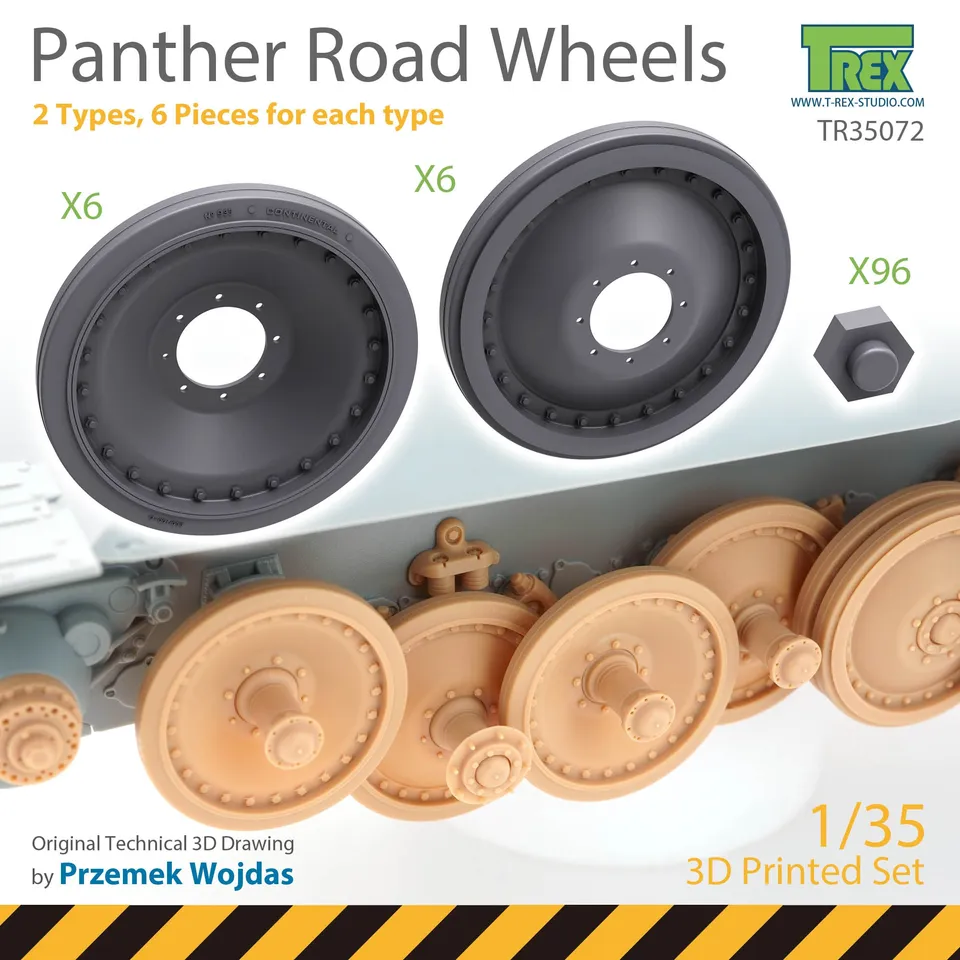 t-rex-35072-roues-panther-1-35-12-pi-ces-2-types image 1