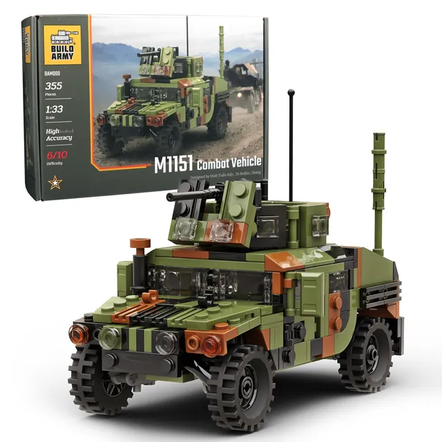build-army-bam000-humvee-m1151-jeu-briques-405-pi-ces image 1