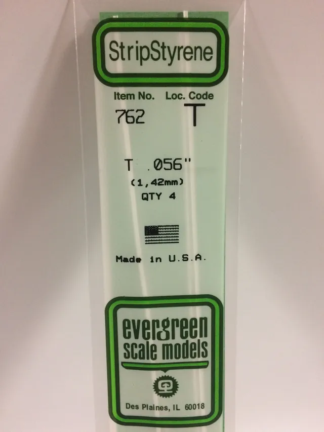 evergreen-shapes-762-profil-en-t-blanc-1-42-mm-4-pi-ces image 1