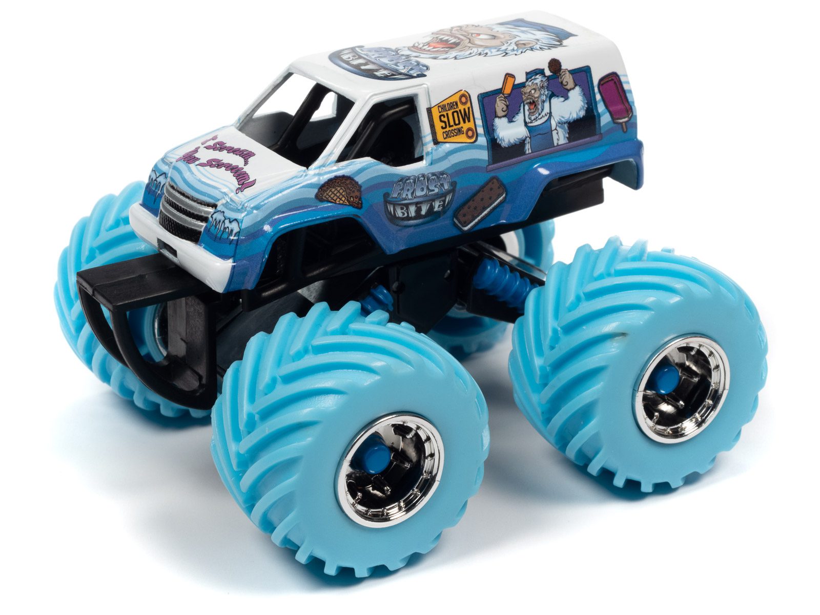 johnny-lightning-monster-truck-frost-bite-miniature-1-64 image 2
