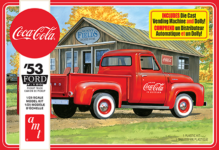 amt-1953-ford-pickup-coca-cola-maquette-voiture-1-25-3-en-1 image 1