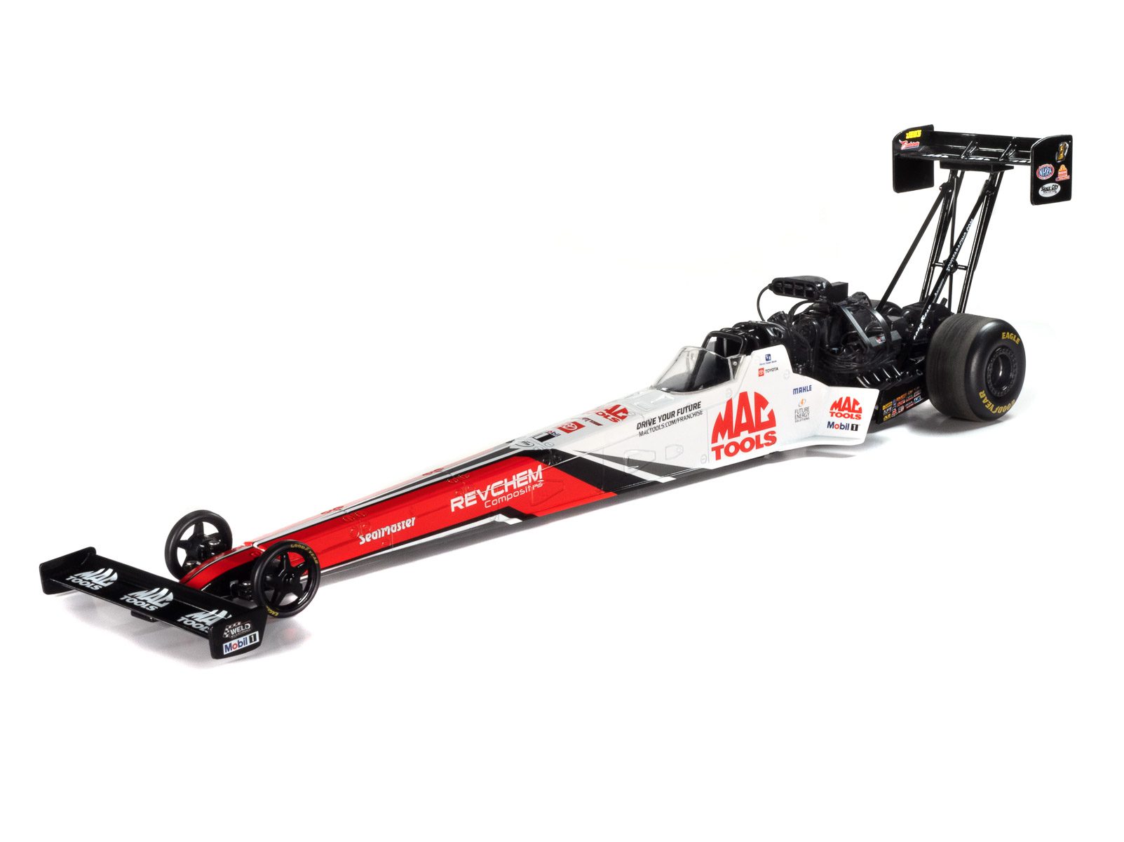 amt-auto-world-2023-doug-kalitta-mac-tools-top-fuel-dragster-miniature-1-24 image 1