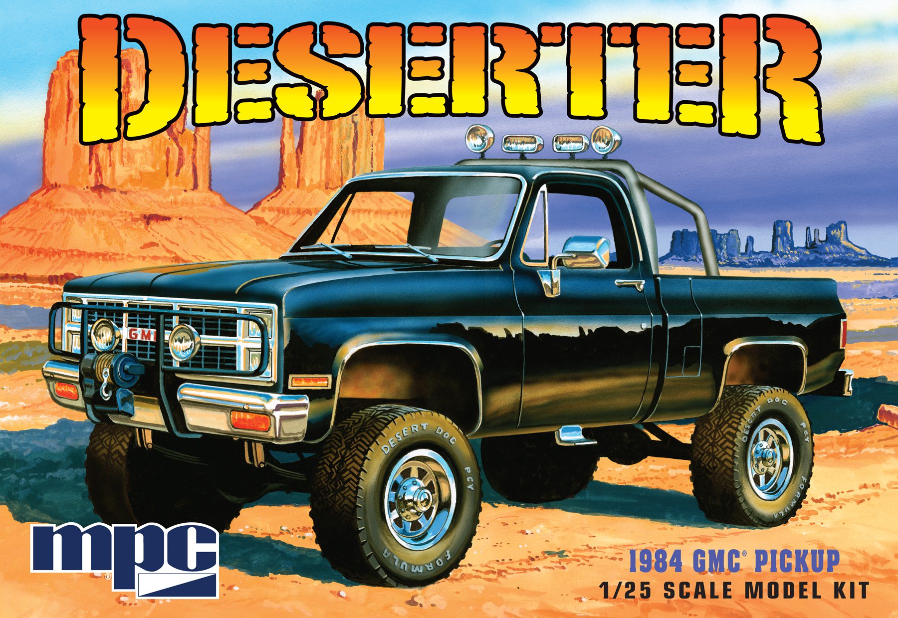 mpc-gmc-pickup-1984-maquette-pick-up-1-25-noir-tout-terrain image 1