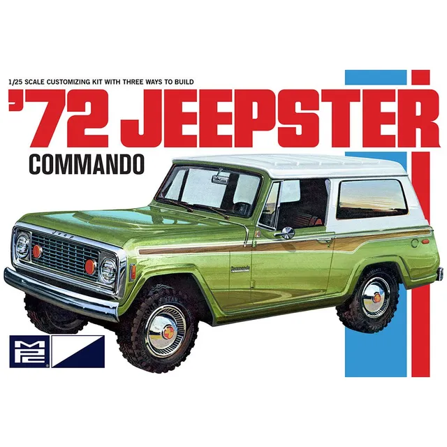 mpc-jeepster-commando-1972-maquette-4x4-1-25-3-versions image 1