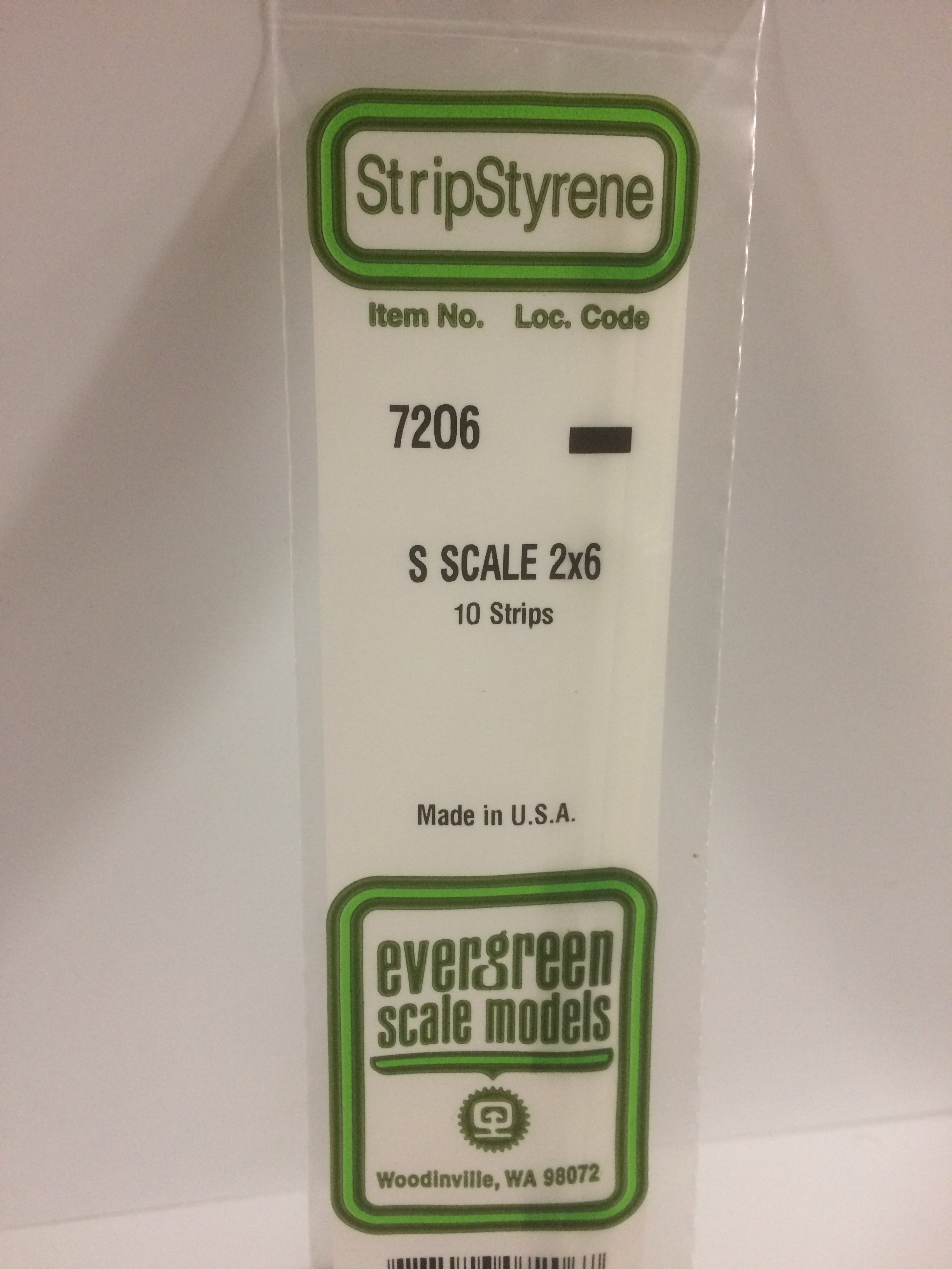 evergreen-strips-7206-baguette-s-2x6-blanche-35-cm-10-pcs image 1