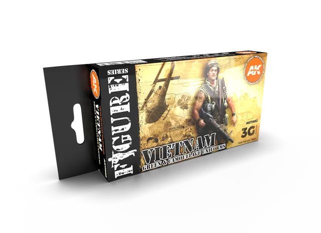ak-interactive-3g-vietnam-green-peinture-camouflage image 1
