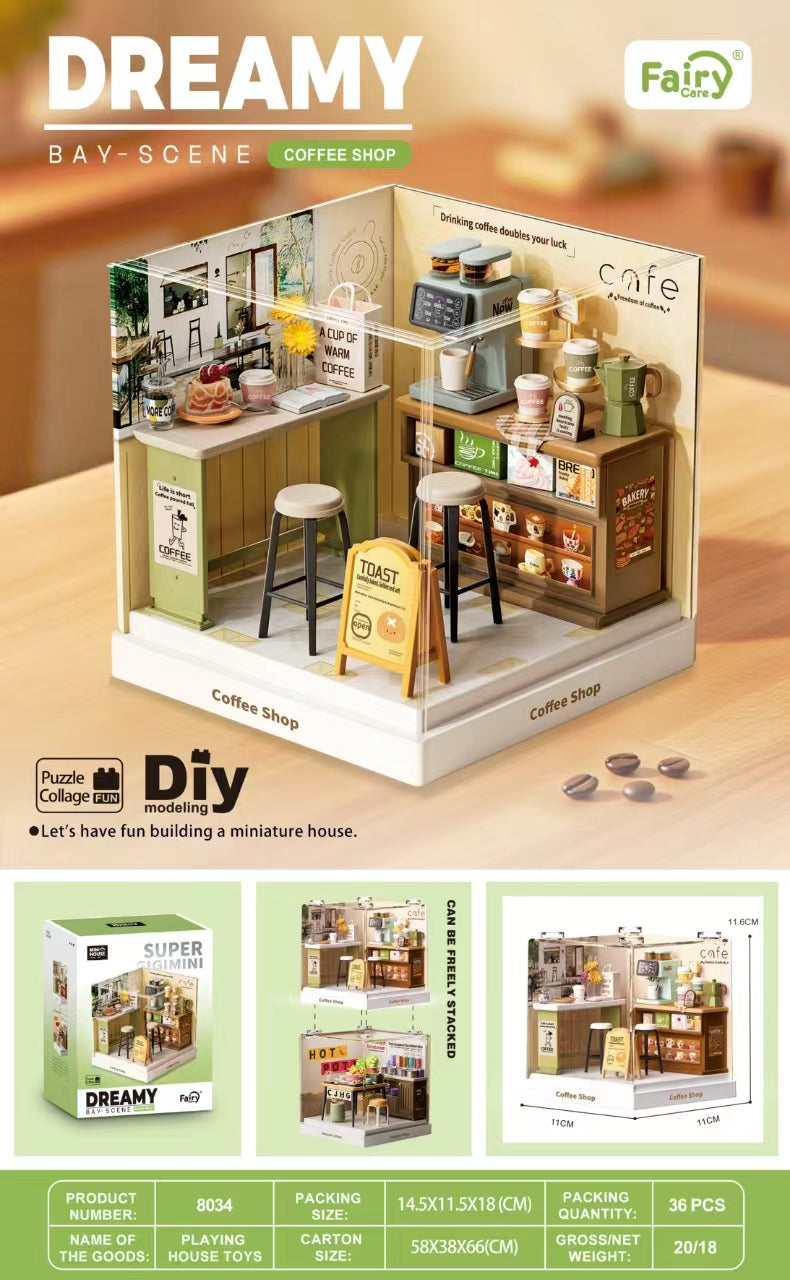 fairy-care-fc-dbs8034-dreamy-bay-scene-maison-miniature-caf-coffee-shop image 8