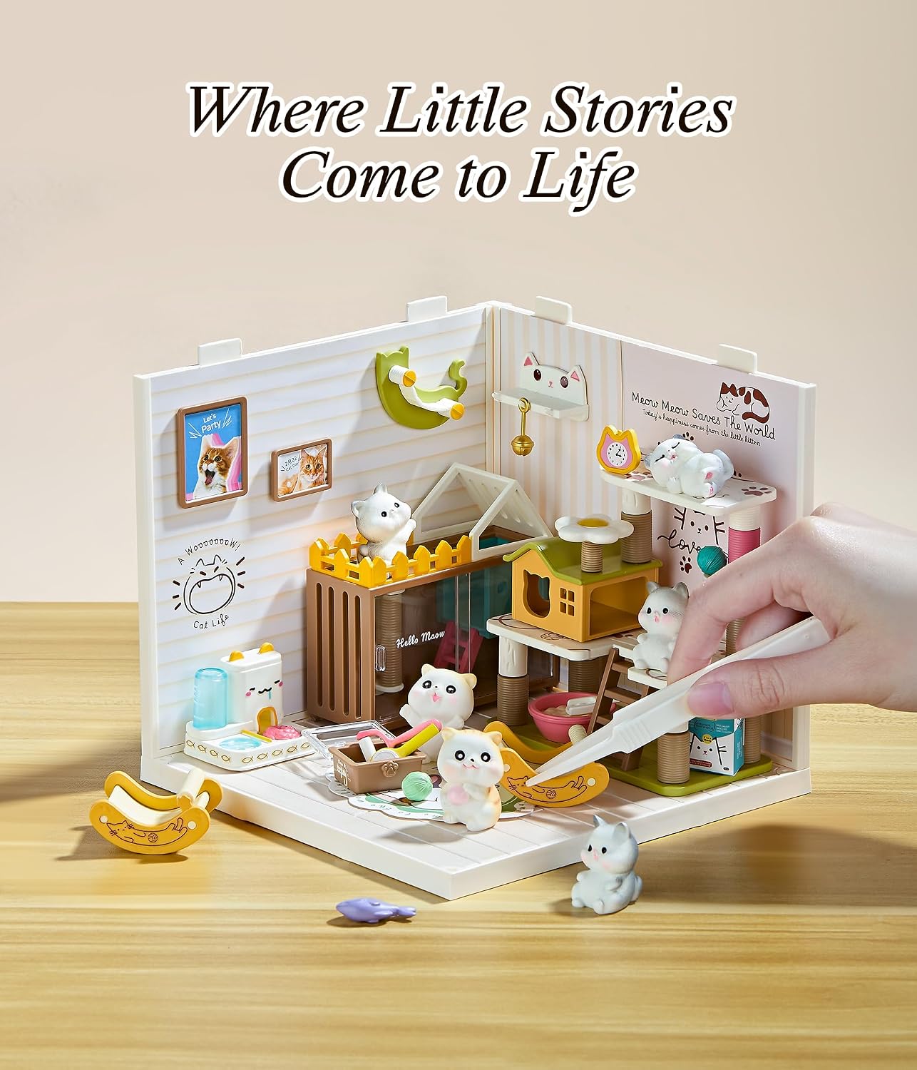 fairy-care-fc-dbs8012-dreamy-bay-scene-maison-miniature-chat-cat-life image 5
