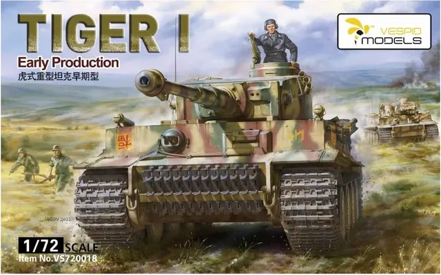 vespid-720018-char-tiger-i-d-but-production-1-72-maquette image 1