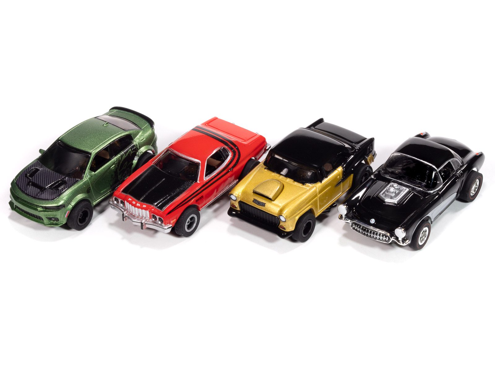 auto-world-blacktop-bruisers-voiture-slot-ho-1-64-version-a image 2