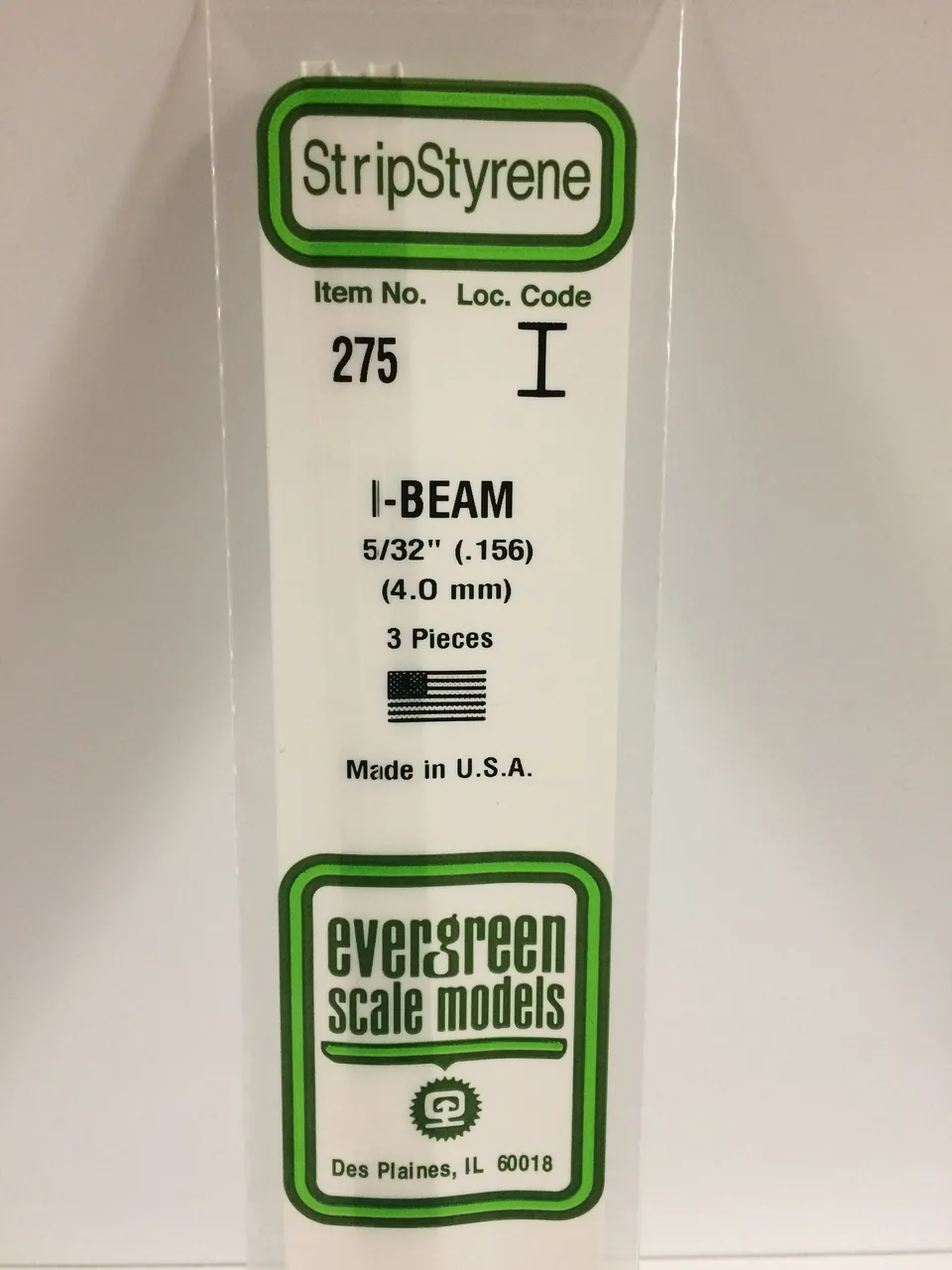 evergreen-shapes-275-poutre-en-i-polystyr-ne-blanc-4-mm image 1