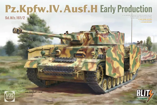 takom-8019-panzer-iv-ausf-h-early-maquette-char-1-35-pr-commande image 1