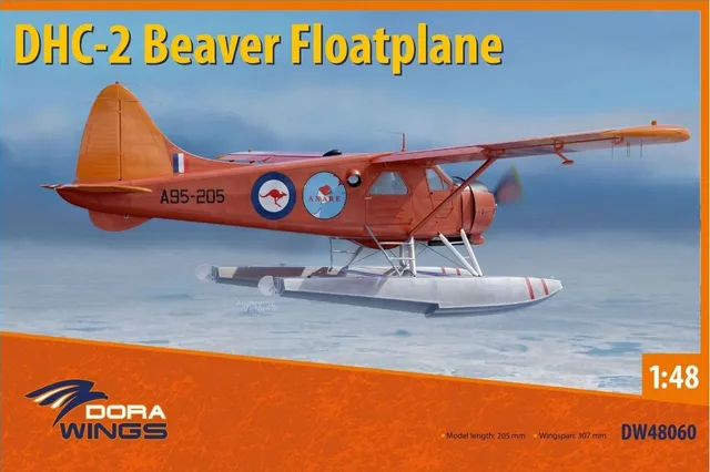 dora-wings-dhc-2-beaver-maquette-hydravion-1-48-dw48060 image 1
