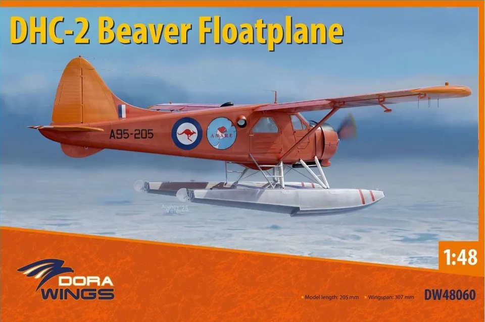 dora-wings-dhc-2-beaver-maquette-hydravion-1-48-dw48060 image 1