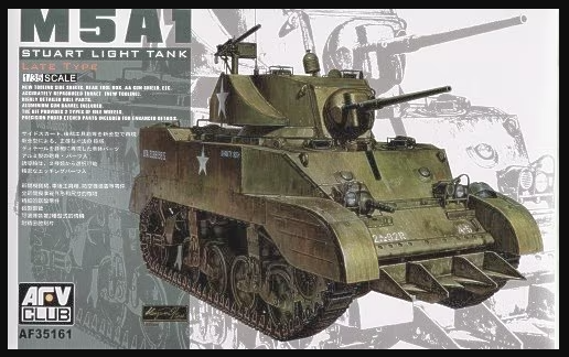 afv-club-35161-m5a1-light-tank-maquette-char-1-35-late image 1