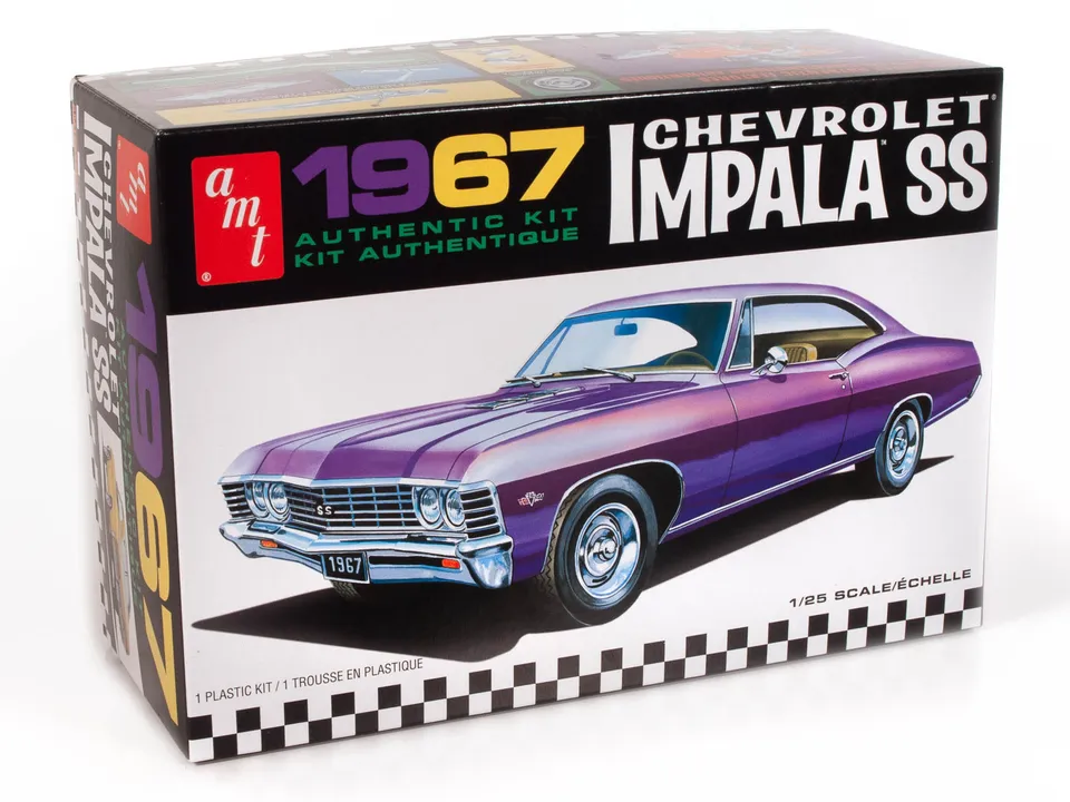 amt-1967-chevy-impala-ss-maquette-voiture-1-25-stock image 1