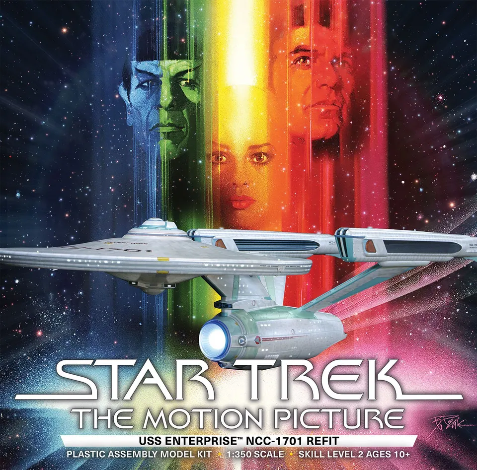 polar-lights-star-trek-u-s-s-enterprise-refit-maquette-1-350 image 1