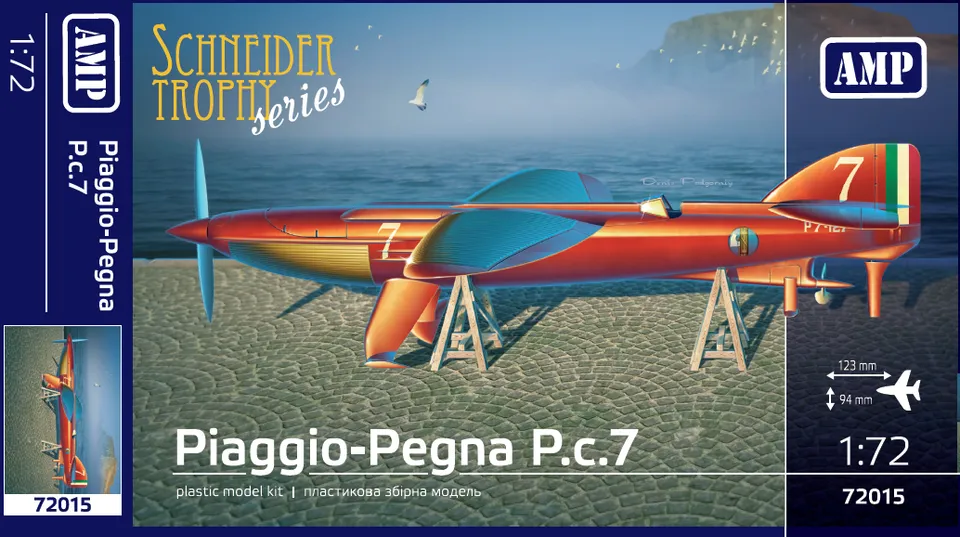 amp-72015-piaggio-pegna-pc-7-maquette-hydravion-1-72 image 1