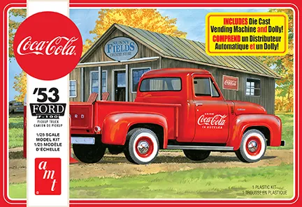 amt-1953-ford-pickup-coca-cola-maquette-voiture-1-25-3-en-1 image 1