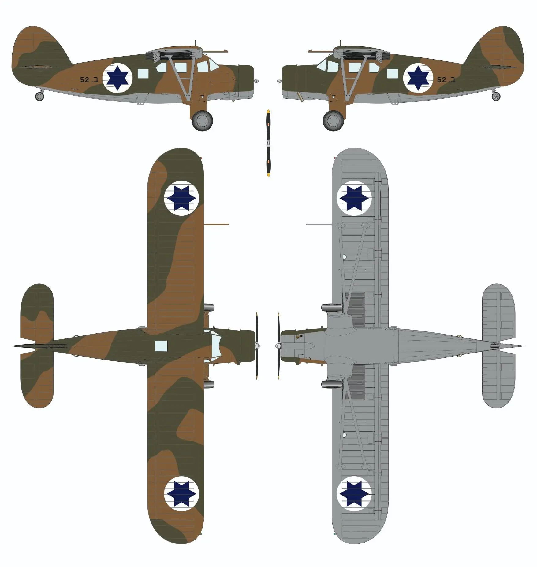 dora-wings-uc-64a-norseman-dw72036-maquette-avion-1-72 image 6