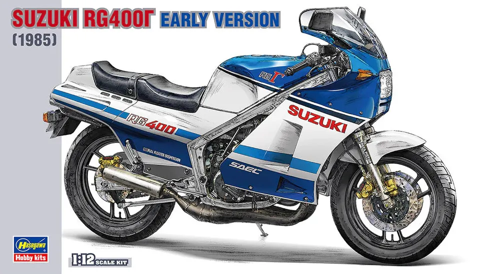 hasegawa-21509-suzuki-rg400-early-ver-maquette-moto-1-12-bk9 image 1