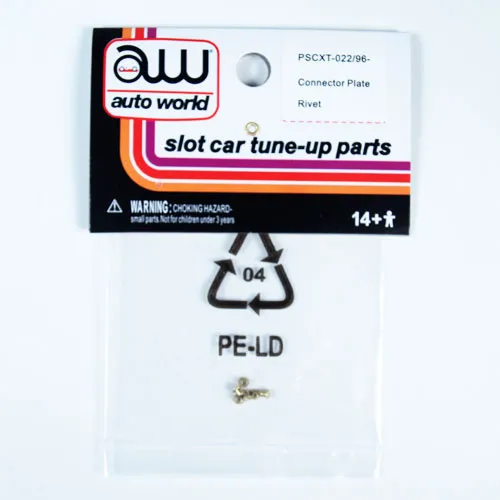 auto-world-xtraction-rivet-plaque-pi-ce-slot-ho-lot-6 image 1