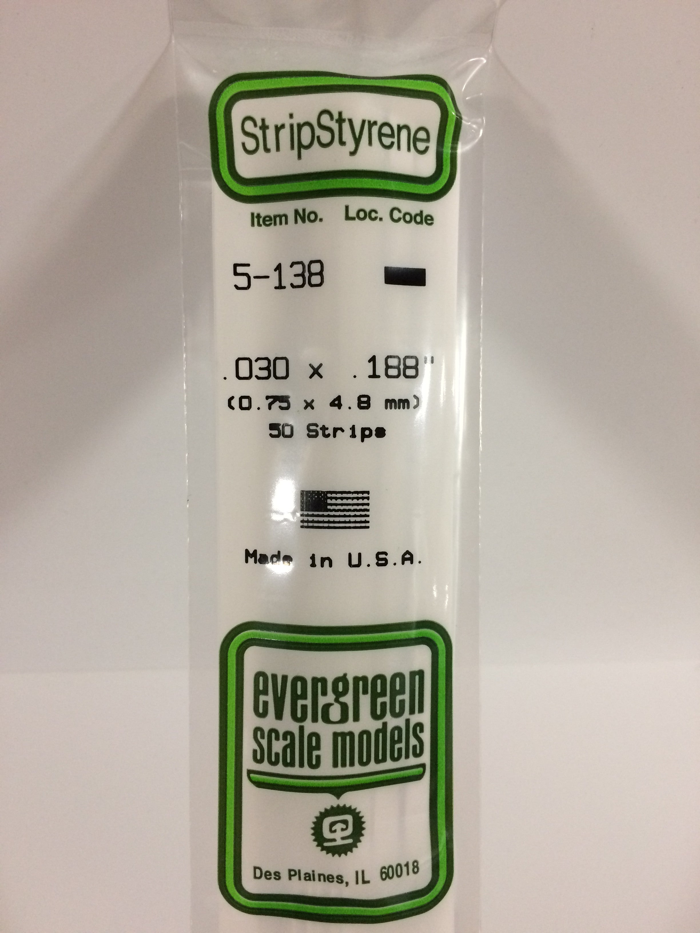 evergreen-strips-138-profil-blanc-0-75x4-8mm-10-pi-ces image 2