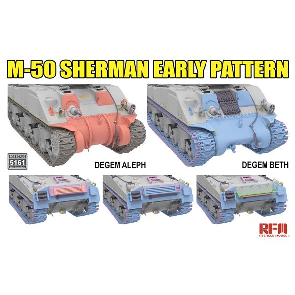 rye-field-5161-maquette-char-m50-sherman-degem-1-35-isra-lien image 3