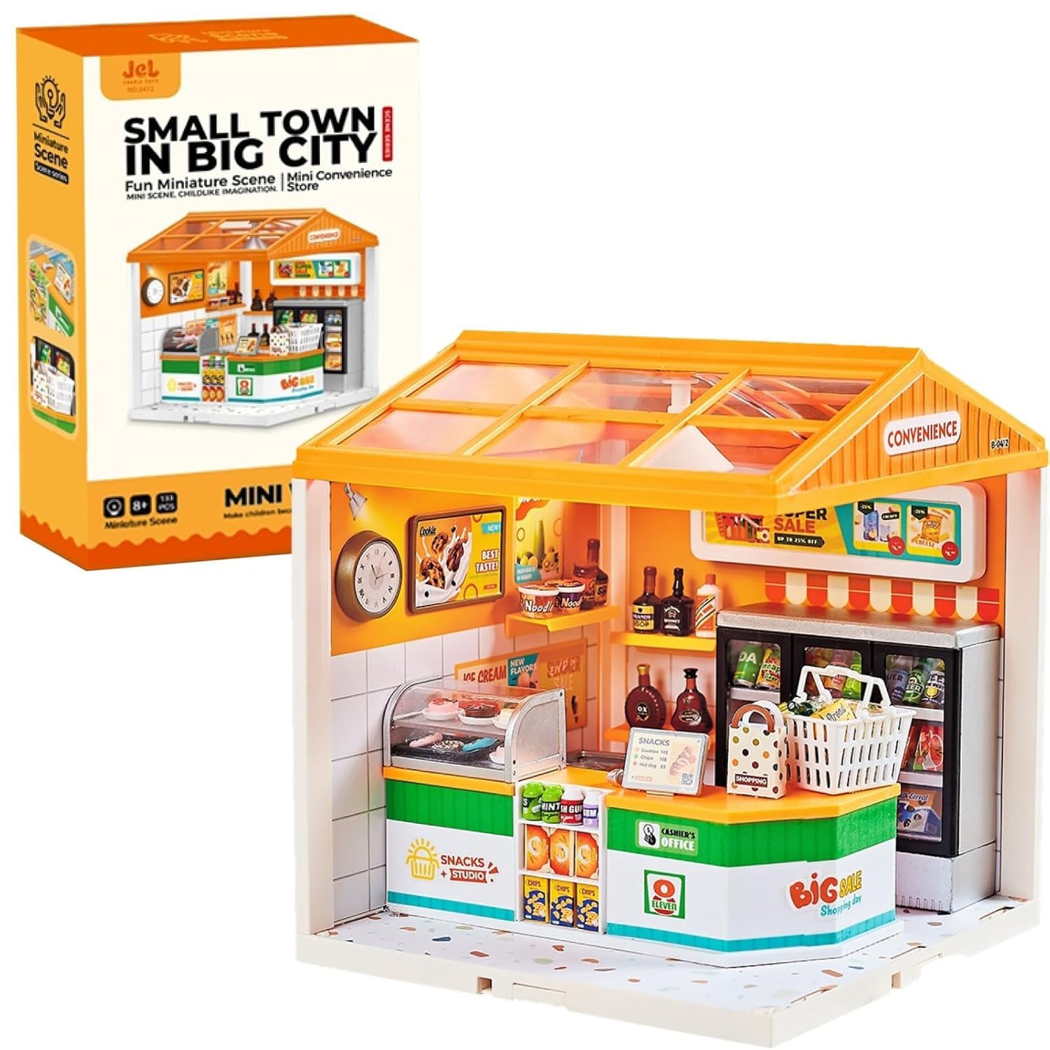 jiaerle-toys-mini-world-jel-0412-maison-miniature-sup-rette-123-pcs image 2