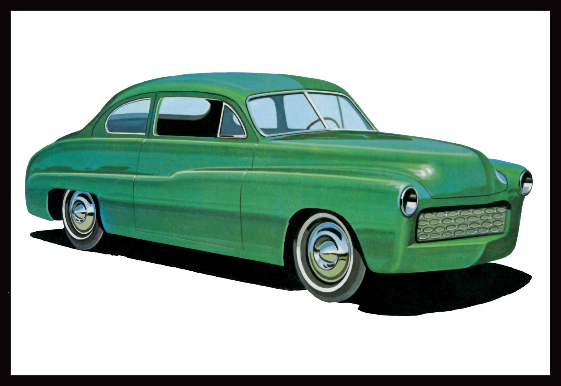 amt-1949-mercury-club-coupe-maquette-voiture-1-25-stock image 1