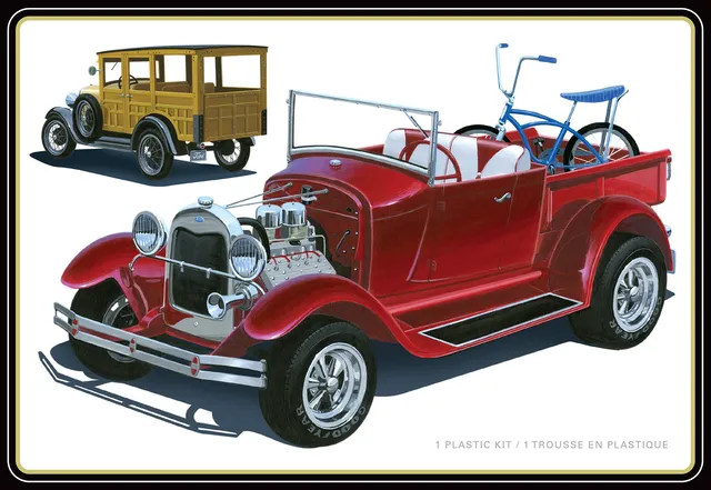 amt-1929-ford-woody-pickup-maquette-voiture-1-25-4-en-1 image 1