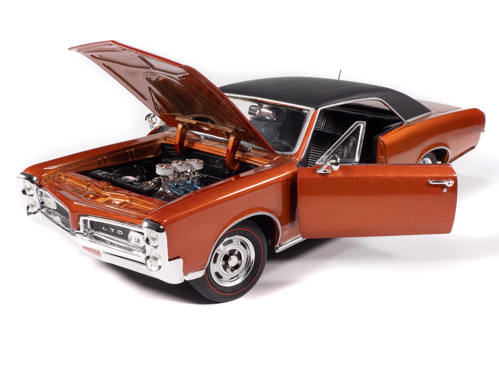 american-muscle-pontiac-gto-1966-miniature-1-18-cuivre image 2