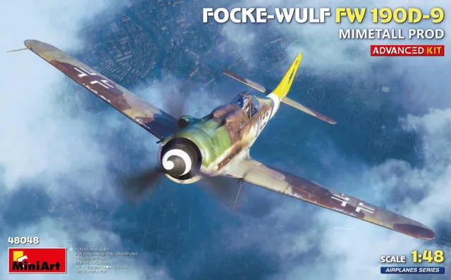 miniart-48048-maquette-avion-fw-190d-9-mimetall-1-48 image 1