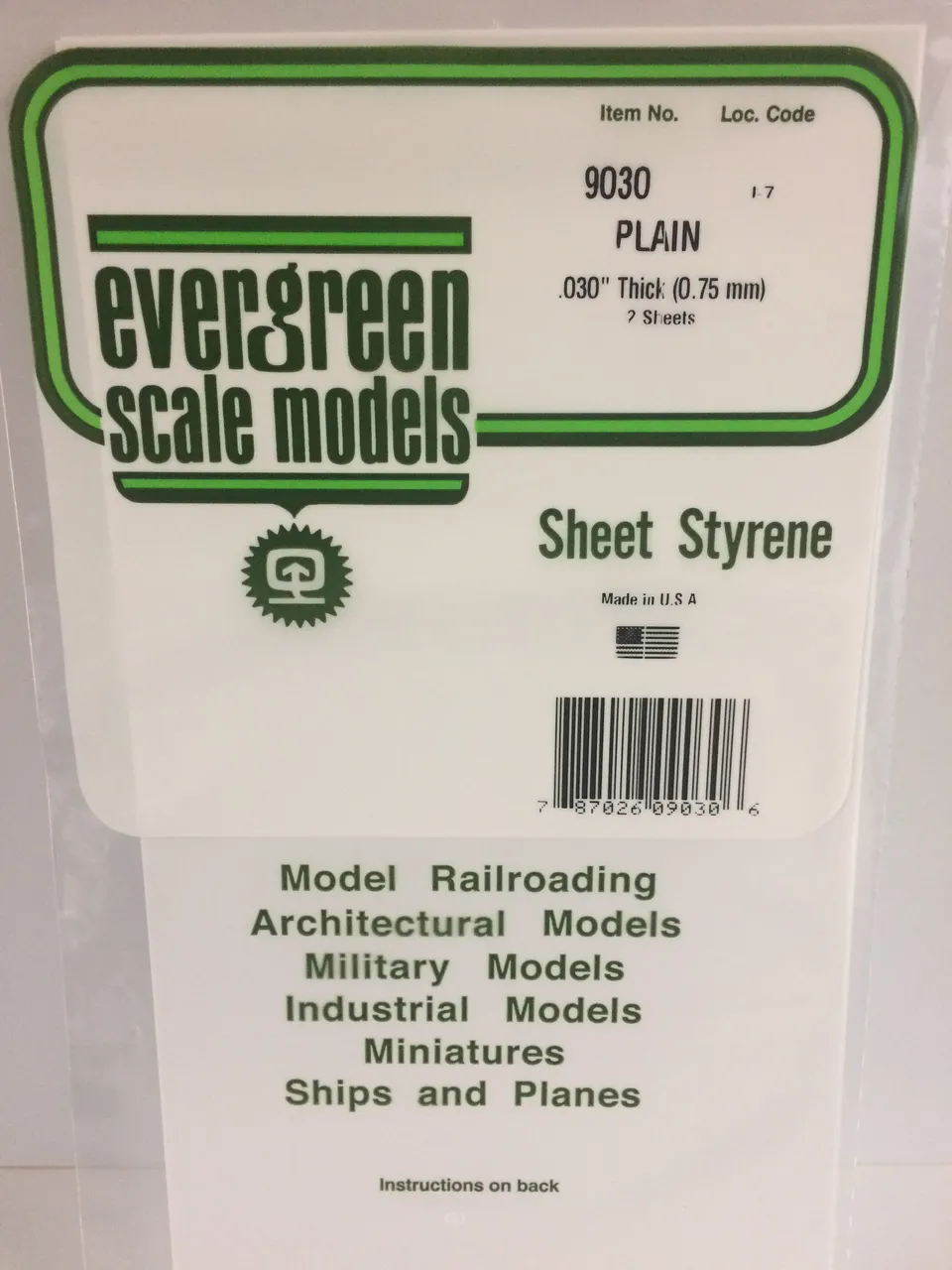 evergreen-sheets-9030-plaque-polystyr-ne-blanche-opaque-0-75-mm-lot-2 image 1