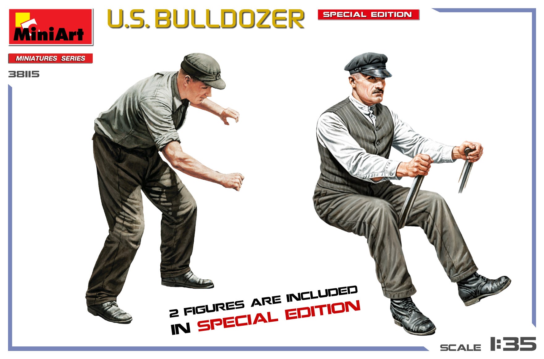 miniart-38115-maquette-bulldozer-special-edition-1-35 image 2
